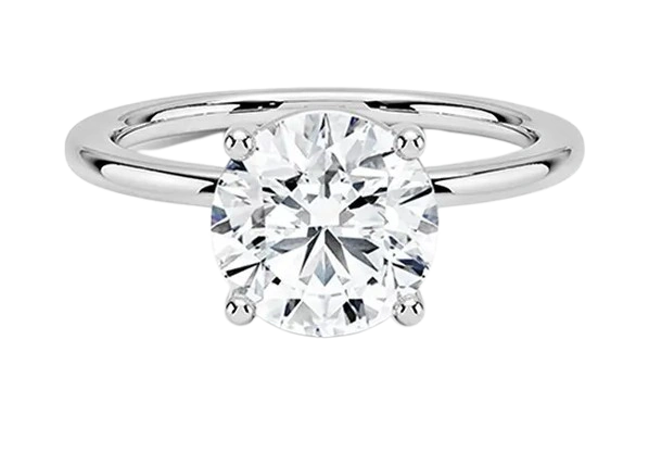 Round diamond ring